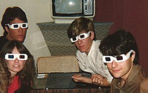 Spoons with 3D glasses